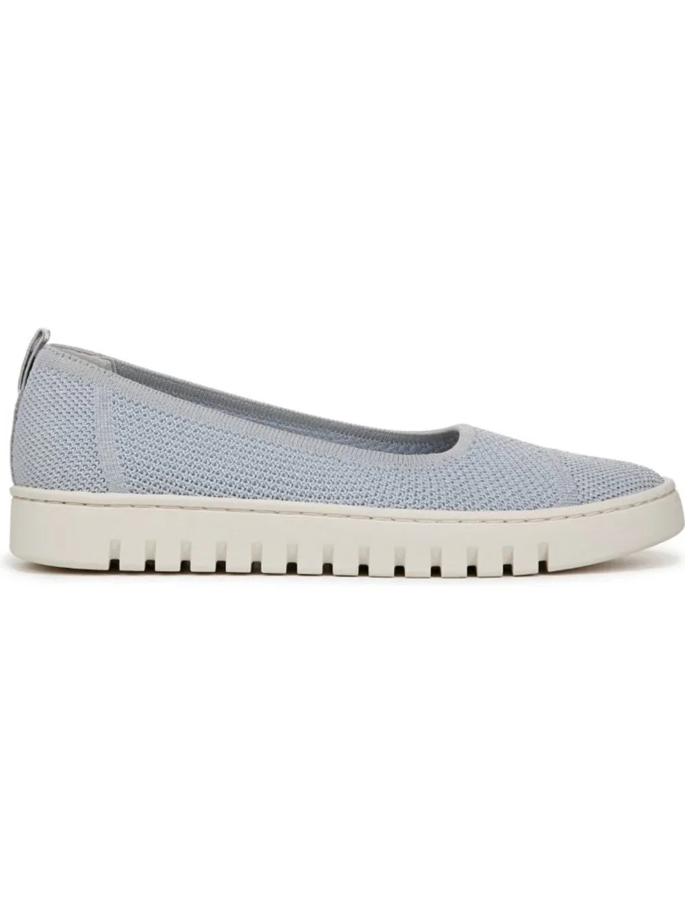 Vionic Light Blue Knit Slip-On Flats - Picture 3 of 11